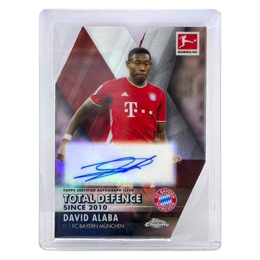 TOPPS サッカーカード CHROME DIE-CUT DAVID ALABA BAYERN MUNCHEN /50 #DD-DA 中古 IT1