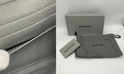 BALENCIAGA バレンシアガ Envelope エンベロープ スリム コンチネンタルウォレット 736732 長財布 中古 D4