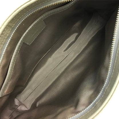 dunhill ダンヒル クラッチバッグ メンズ シボレザー セカンドバッグ ジップポーチ ハンドル付き グレー 中古 T1