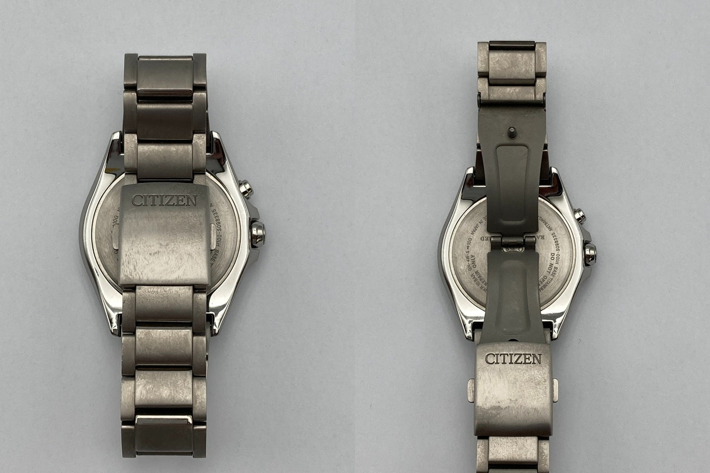 CITIZEN シチズン アテッサ デイデイト エコドライブ 電波時計 AT6040-58E 中古 D4