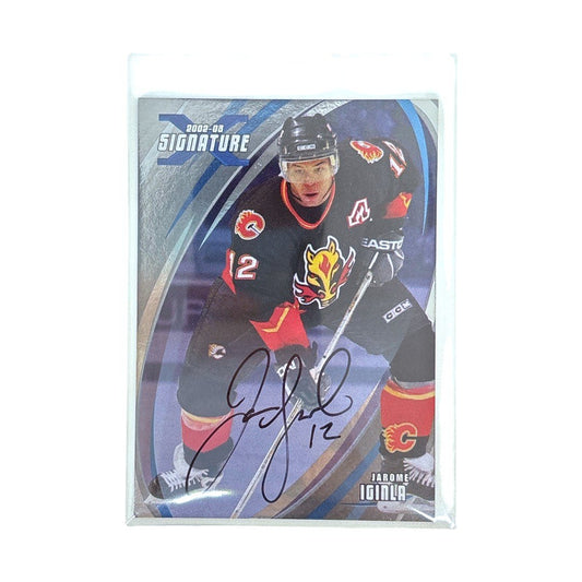 In The Game NHLカード 2002-03 SIGNATURE BE A PLAYER JAROME IGINLA CALGARY FLAMES #040 中古 IT1
