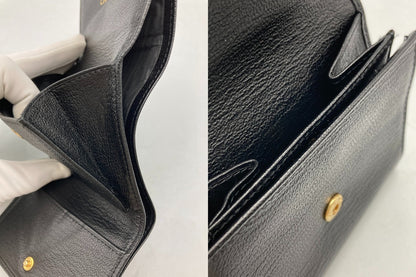 CHANEL シャネル レザー 3つ折り財布 中古 D4