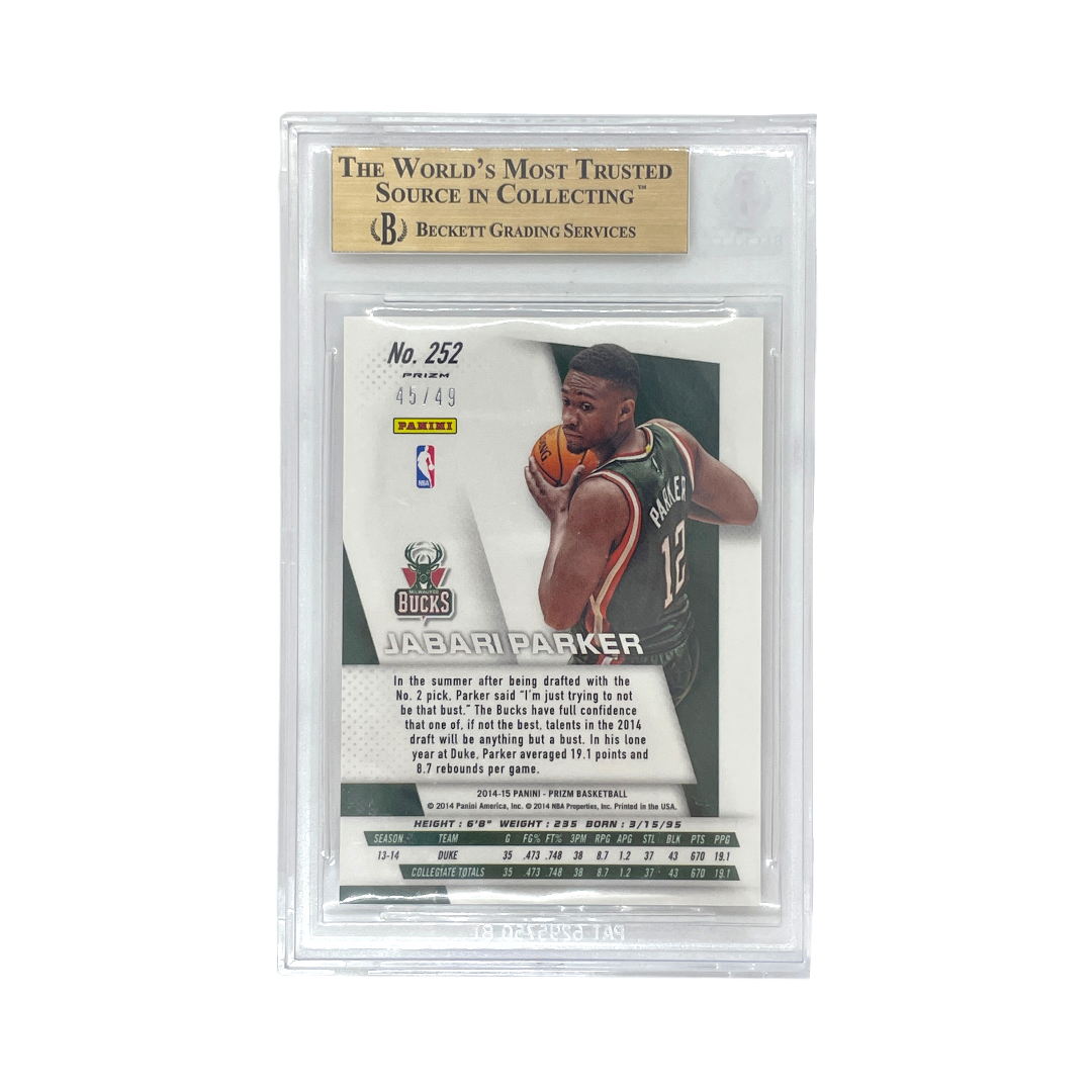 PANINI NBAカード PRIZM RED JABARI PARKER 45/49 #252 中古 IT1
