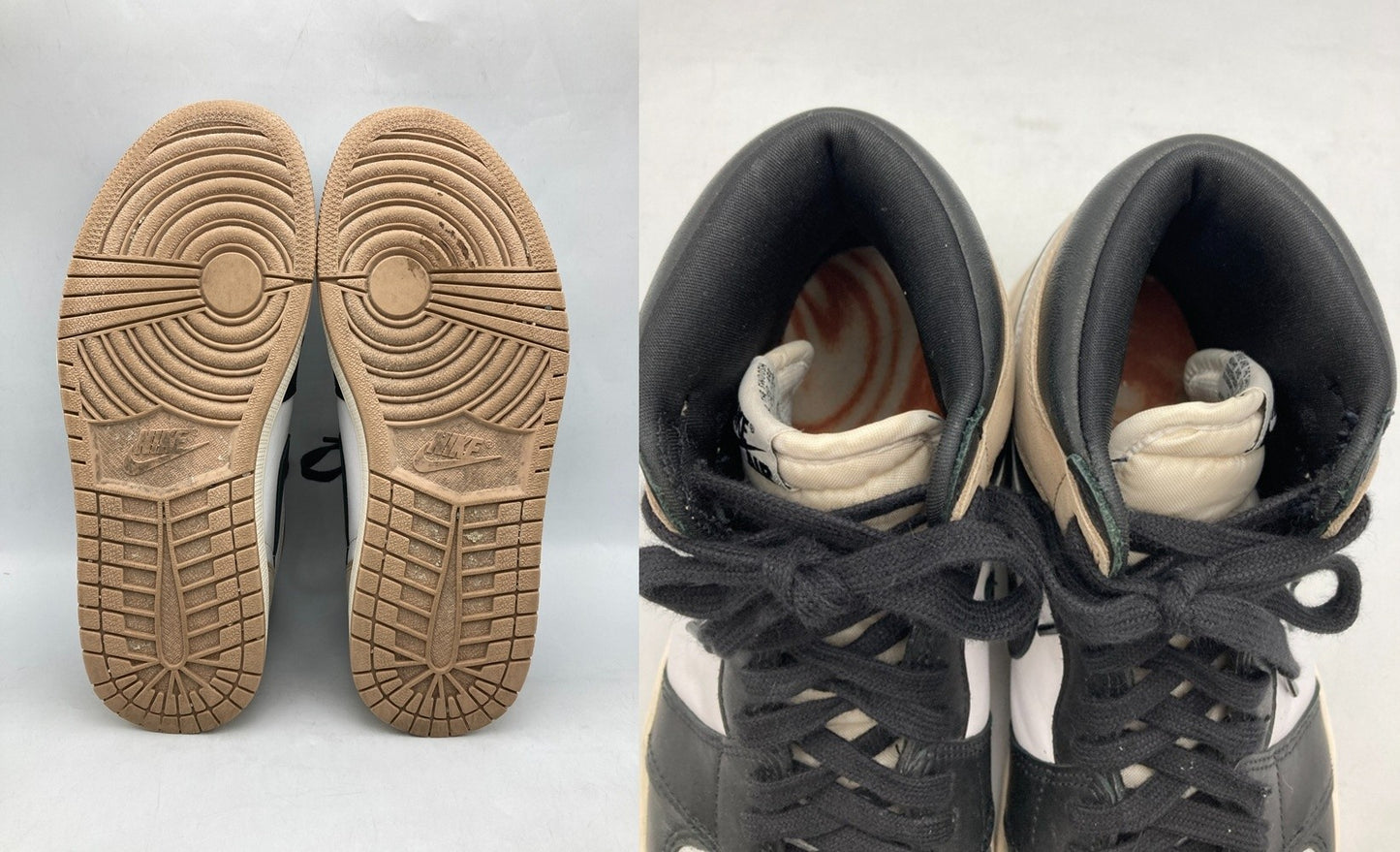 NIKE WMNS ナイキ ウィメンズ エアジョーダン1 RETRO HI OG Latte レトロ ハイ OG ラテ FD2596-021 サイズ27cm レディース 中古 D4