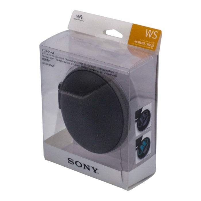 未使用品 ソニー ヘッドホン一体型ウォークマン純正ソフトケース WS620/WS410シリーズ用 ブラック CKS-NWWS620 B 中古 a1