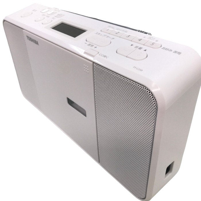 TOSHIBA 東芝 CDラジオ TY-C250-W 中古 Y1