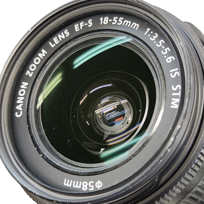 Canon キヤノン EOS kiss X8i レンズキット AFデジタル一眼レフカメラ ブラック 2420万画素 中古 T1