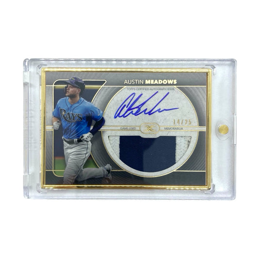 TOPPS MLBカード DEFINITIVE COLLEOTION AUSTIN MEADOWS 14/25 #FAC-AM 中古 IT1