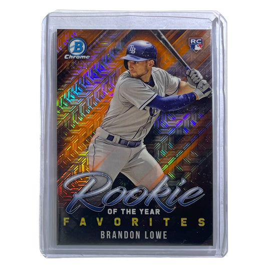 TOPPS MLBカード BOWMAN CHROME BRANDON LOWE TAMPA BAY RAYS /25 #ROYF-2 中古 IT2