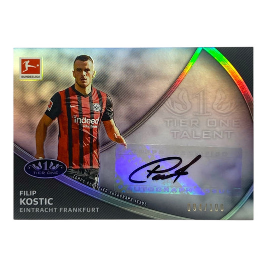 TOPPS サッカーカード TIER ONE FILIP KOSTIC FRANKFURT 094/100 #TT-FK 中古 IT2