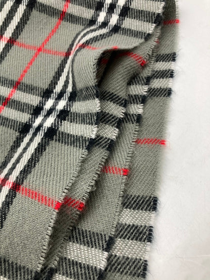 Burberrys バーバリーズ 英国製 ラムウール マフラー 中古 D4