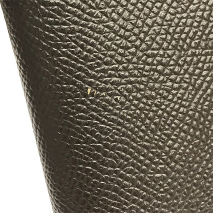 BVLGARI ブルガリ Hipster Large 2 Folds 財布 メンズ 二つ折り レザー 薄型 札入れ シンプル ブラウン 中古 T1