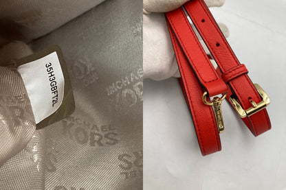 MICHAEL KORS マイケルコース レザー 2WAY ショルダーバッグ 35H3GBFT2L 中古 D4