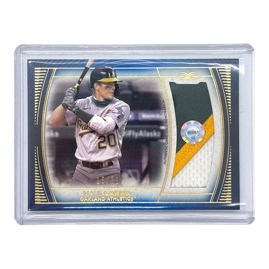 TOPPS MLBカード DEFINITIVE COLLECTION MARK CANHA OAKLAND ATHLETICS 15/30 #DJR-MCA 中古 IT1