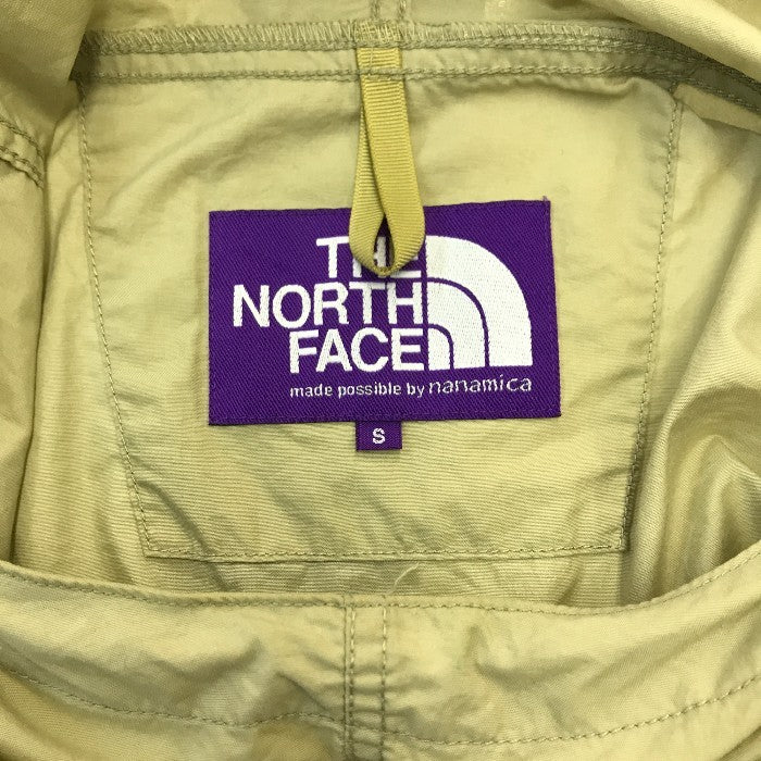 THE NORTH FACE PURPLE LABEL マウンテンフィールド H/S プルオーバー メンズ ナイロン フード ナナミカ ベージュ Sサイズ NP2109N 中古 T1