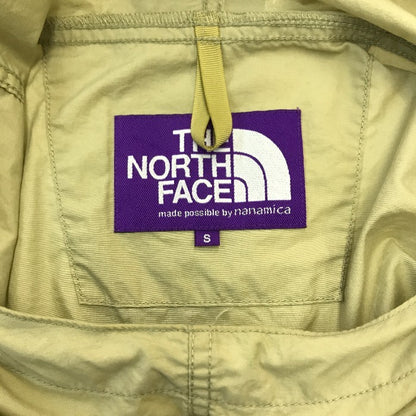THE NORTH FACE PURPLE LABEL マウンテンフィールド H/S プルオーバー メンズ ナイロン フード ナナミカ ベージュ Sサイズ NP2109N 中古 T1