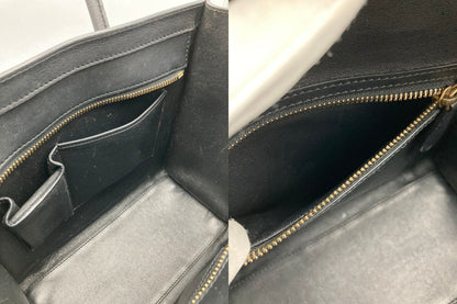 CELINE セリーヌ ラゲージ マイクロ ショッパー ハンドバッグ 中古 D4