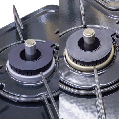 リンナイ コーナンオリジナル ガステーブル PT22N-BKL 都市ガス用 左強火力 中古 a1