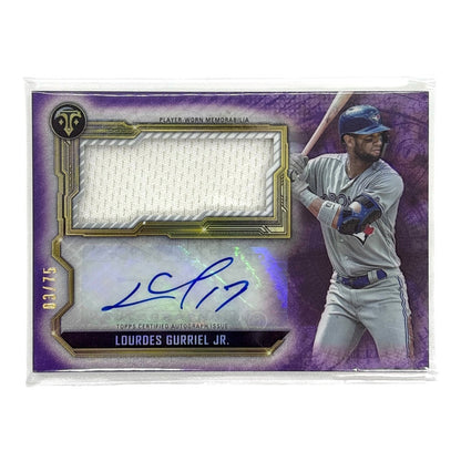 TOPPS MLBカード TRIPLE THREADS LOURDES GURRIEL JR. TORONTO BLUE JAYS 03/75 #ASJR-LG 中古 IT1