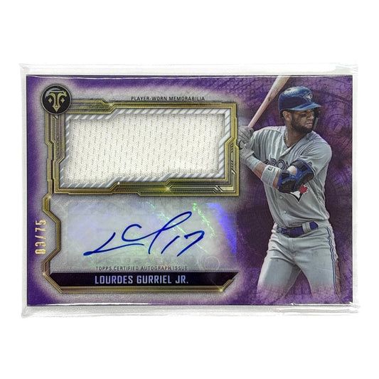 TOPPS MLBカード TRIPLE THREADS LOURDES GURRIEL JR. TORONTO BLUE JAYS 03/75 #ASJR-LG 中古 IT1