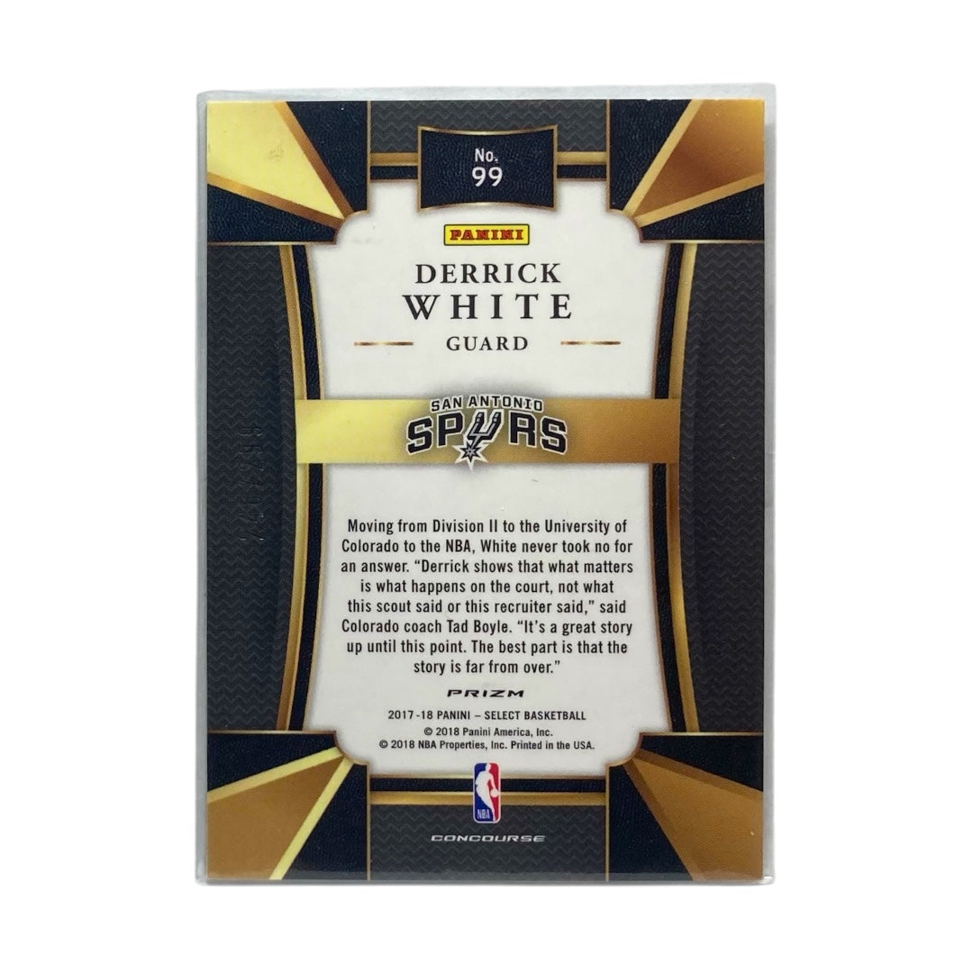 PANINI NBAカード SELECT PRIZM DERRICK WHITE SAN ANTONIO SPURS /299 #99 中古 IT2