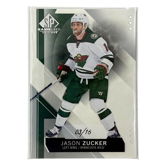 UPPER DECK NHLカード SP GAME USED JASON ZUCKER MINNESOTA WILD /16 #76 中古 IT1