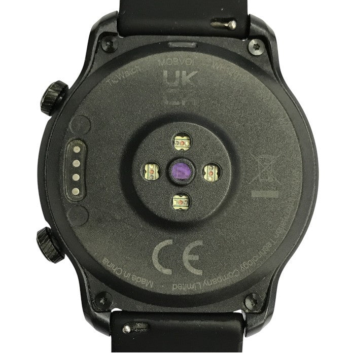 TicWatch Pro 3 Ultra GPS スマートウォッチ Shadow Black 充電式 Wear OS by Google ゴムバンド ランニング 登山 WH12018 中古 T1