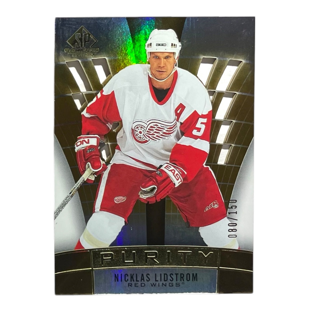 UPPER DECK NHLカード SP GAME USED NICKLAS LIDSTROM RED WINGS /150 #P-62 中古 IT2