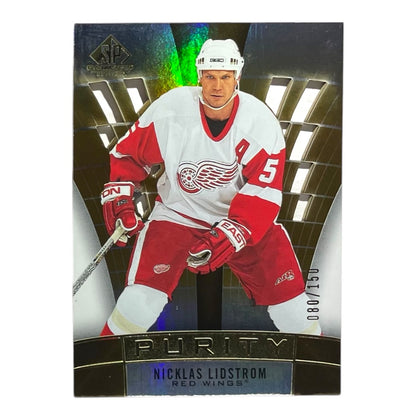 UPPER DECK NHLカード SP GAME USED NICKLAS LIDSTROM RED WINGS /150 #P-62 中古 IT2