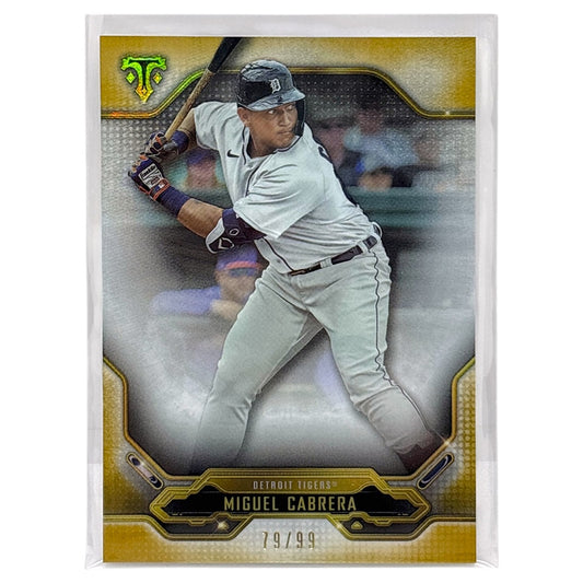 TOPPS MLBカード TRIPLE THREADS MIGUEL CABRERA DETROIT TIGERS /99 #34 中古 IT1
