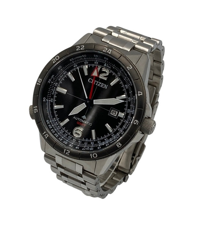 CITIZEN シチズン プロマスター SKYシリーズ メカニカルGMT 腕時計 NB6046-59E 中古 D4
