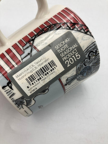 ARABIA アラビア ムーミン 2015年 冬季限定 ハイバネーション マグカップ 中古 D4