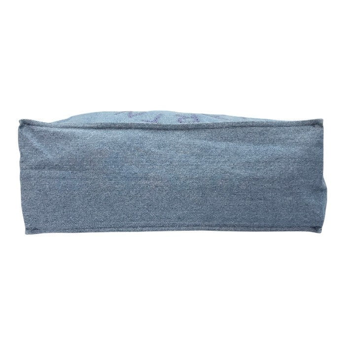 STELLA McCARTNEY KIDS ステラマッカートニー トートバック レディース/キッズ デニム生地 ロゴ A4収納 ブルー TY0A98 Z3618 中古 T1