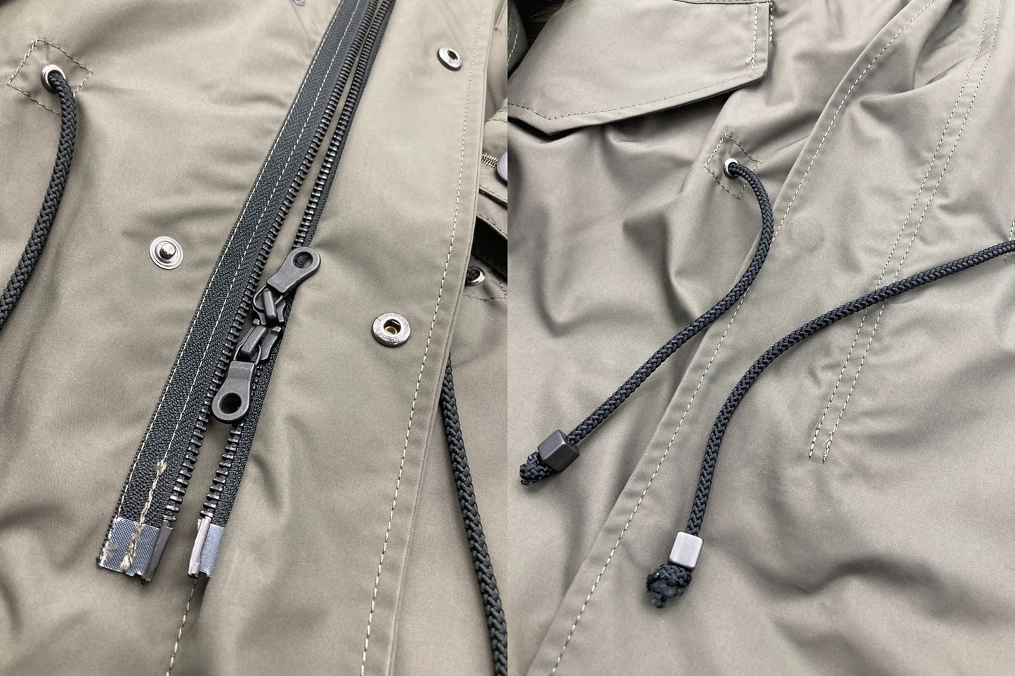 MEN’S MELROSE メンズメルローズ ライナー付 モッズコート カーキ サイズ3 メンズ 中古 D4