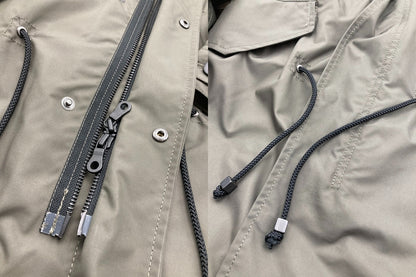 MEN’S MELROSE メンズメルローズ ライナー付 モッズコート カーキ サイズ3 メンズ 中古 D4