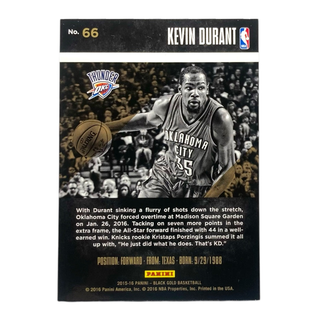 PANINI NBAカード BLACK GOLD KEVIN DURANT THUNDER #66 中古 IT2