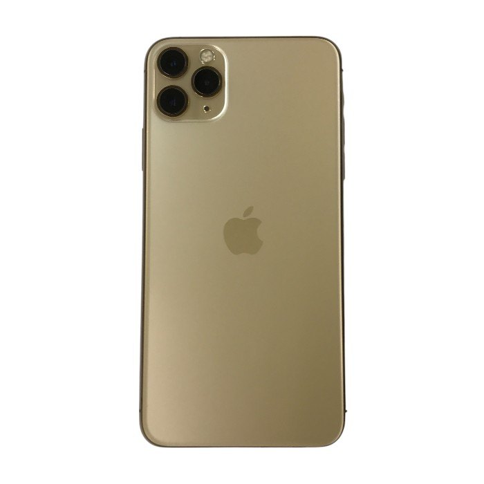 Apple iPhone 11 Pro MAX 256GB スマートフォン SIMフリー デュアルSIM トリプルカメラ ゴールド MWHK2J/A 中古 T1