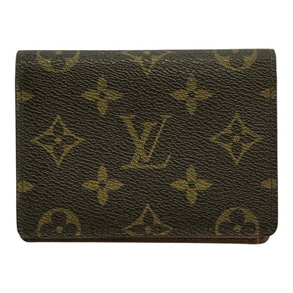 LOUIS VUITTON ルイヴィトン モノグラム ジャポンサンガプール パスケース ユニセックス 定期入れ カードケース ブラウン M60530 中古 T1