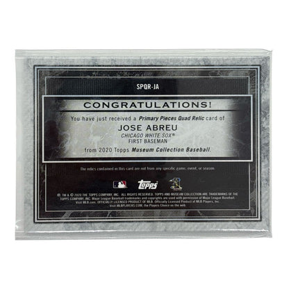 TOPPS MLBカード MUSEUM COLLECTION JOSE ABREU CHICAGO WHITE SOX 86/99 #SPQR-JA 中古 IT1