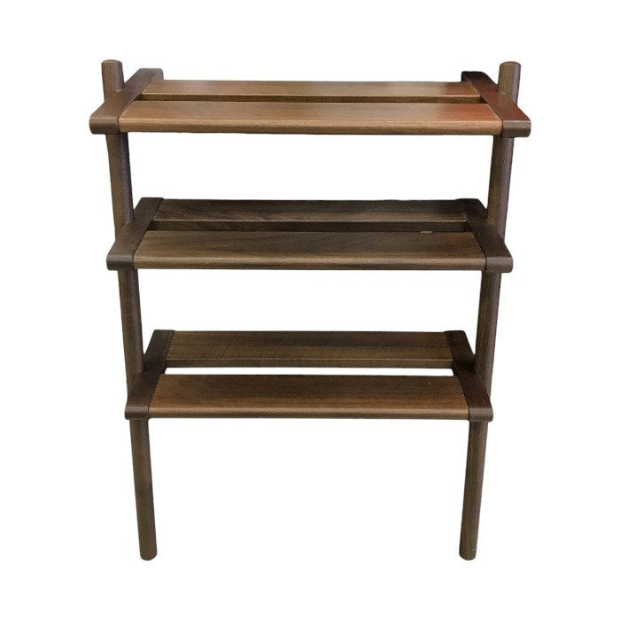 cosine コサイン シューラック 下駄箱 収納ラック シューズラック 立て掛け ウォルナット SR-04CW 中古 T1