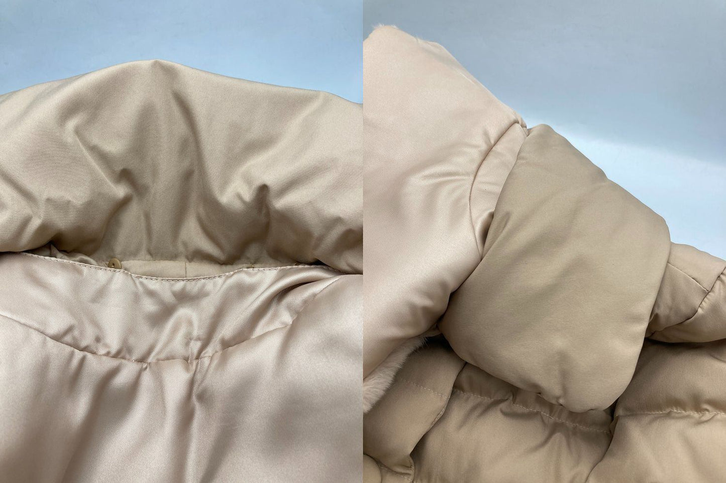 M-PREMIER COUTURE エムプルミエ クチュール レッキスファー ダウンコート サイズ38 中古 D4