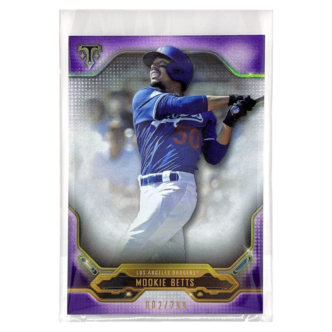 TOPPS MLBカード TRIPLE THREADS MOOKIE BETTS LOS ANGELES DODGERS /299 #43 中古 IT1