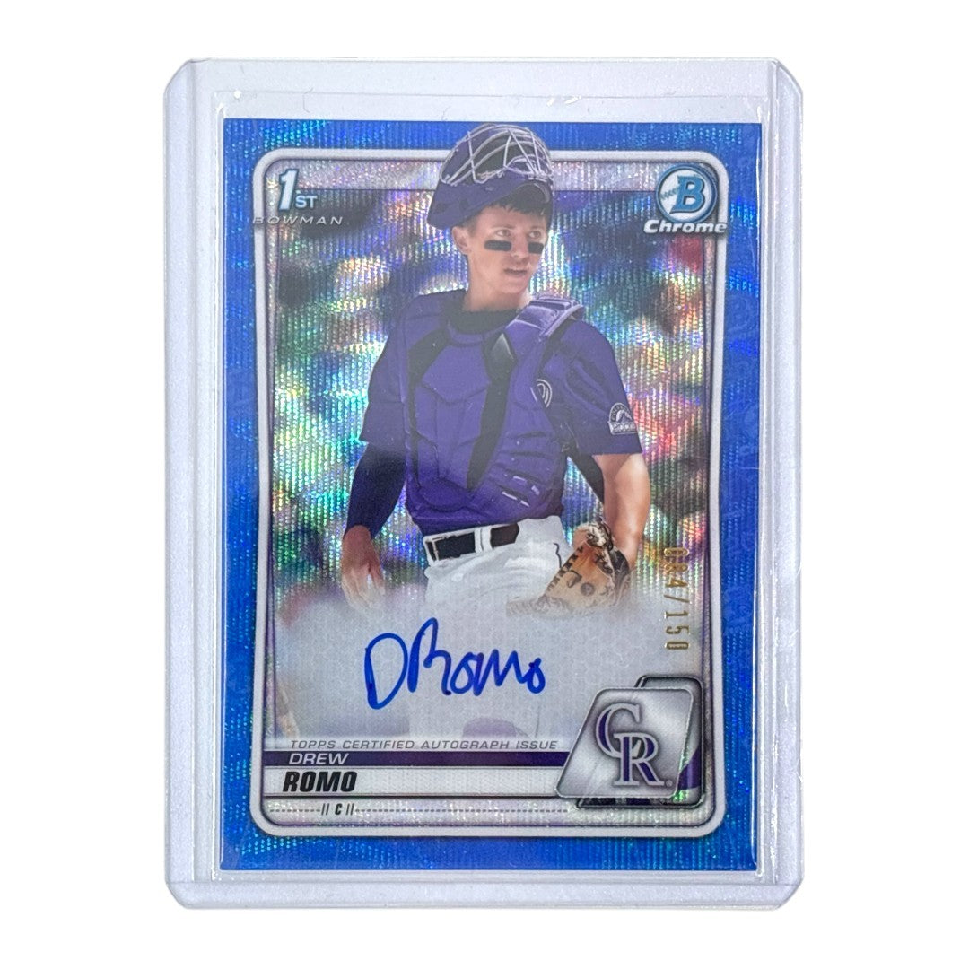 TOPPS MLBカード BOWMAN CHROME 1ST DREW ROMO COLORADO ROCKIES /150 #CDA-DR 中古 IT1