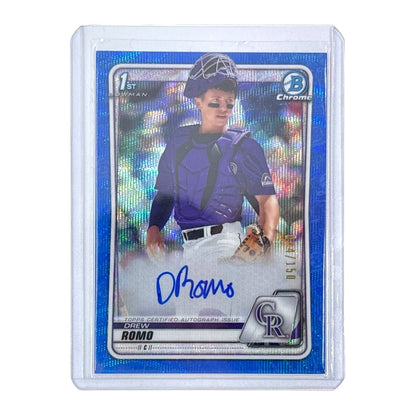 TOPPS MLBカード BOWMAN CHROME 1ST DREW ROMO COLORADO ROCKIES /150 #CDA-DR 中古 IT1