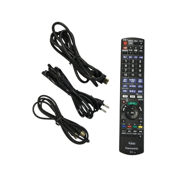 Panasonic パナソニック DIGA ディーガ HDD2TB ブルーレイレコーダー ブラック 2番組同時録画 倍速再生 スマホアプリ DMR-2W202 中古 T1