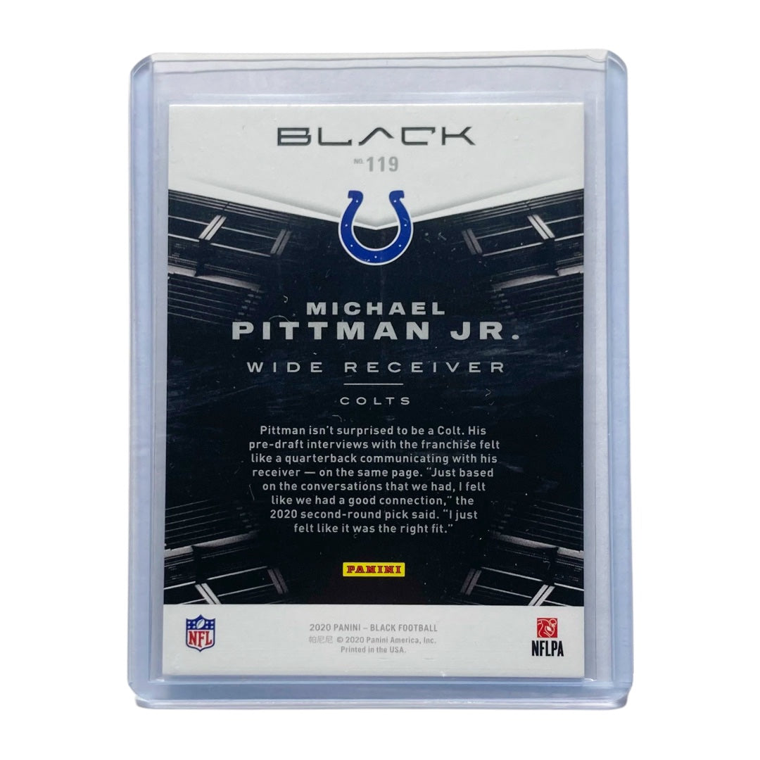 PANINI NFLカード BLACK MICHAEL PITTMAN JR. COLTS 09/25 #119 中古 IT2