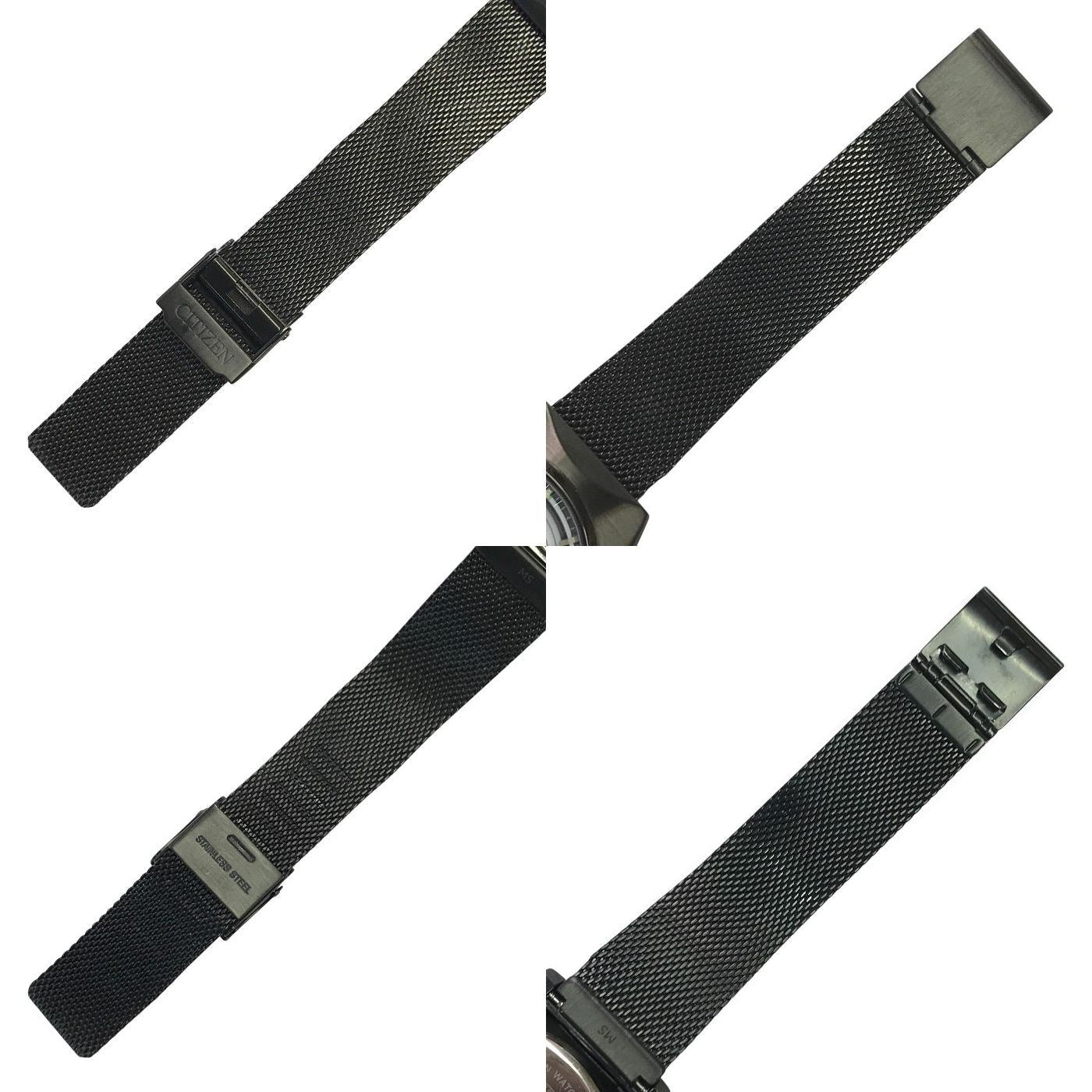 CITIZEN BEAUTY & YOUTH UNITED ARROWS 腕時計 メンズ アナログ エコドライブ ソーラー SS グレー E101-S117453 中古 T1