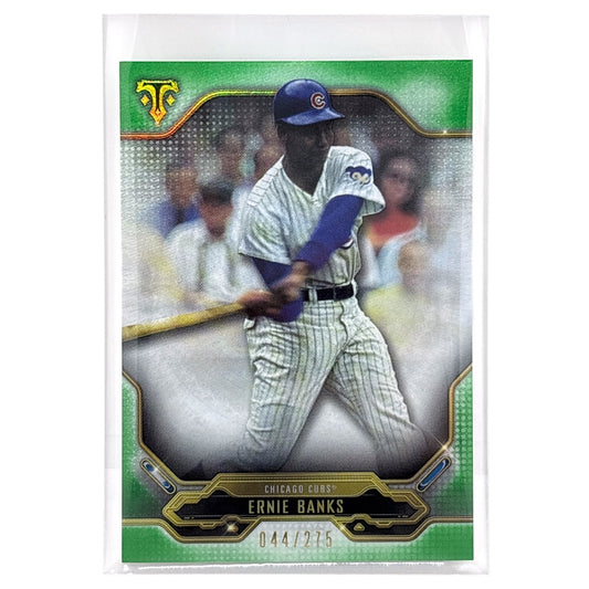 TOPPS MLBカード TRIPLE THREADS ERNIE BANKS CHICAGO CUBS /275 #21 中古 IT1
