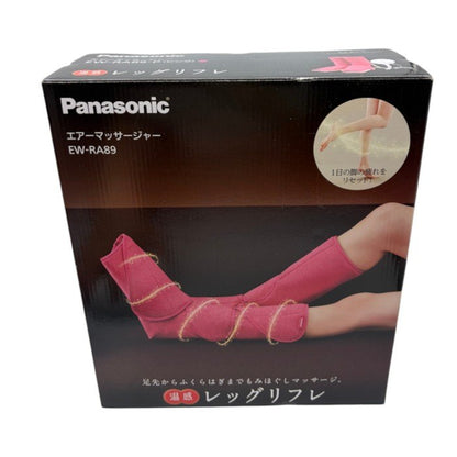 Panasonic パナソニック エアーマッサージャー レッグリフレ ピンク EW-RA89-P 医療機器認証番号：231AHBZX00008000 家電 健康器具 健康家電 中古 W1
