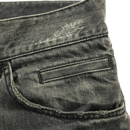 DOLCE&GABBANA ドルチェ&ガッバーナ デニムパンツ メンズ ダメージ加工 ジーンズ ブラックデニム 50サイズ G374LP G8G92 中古 T1